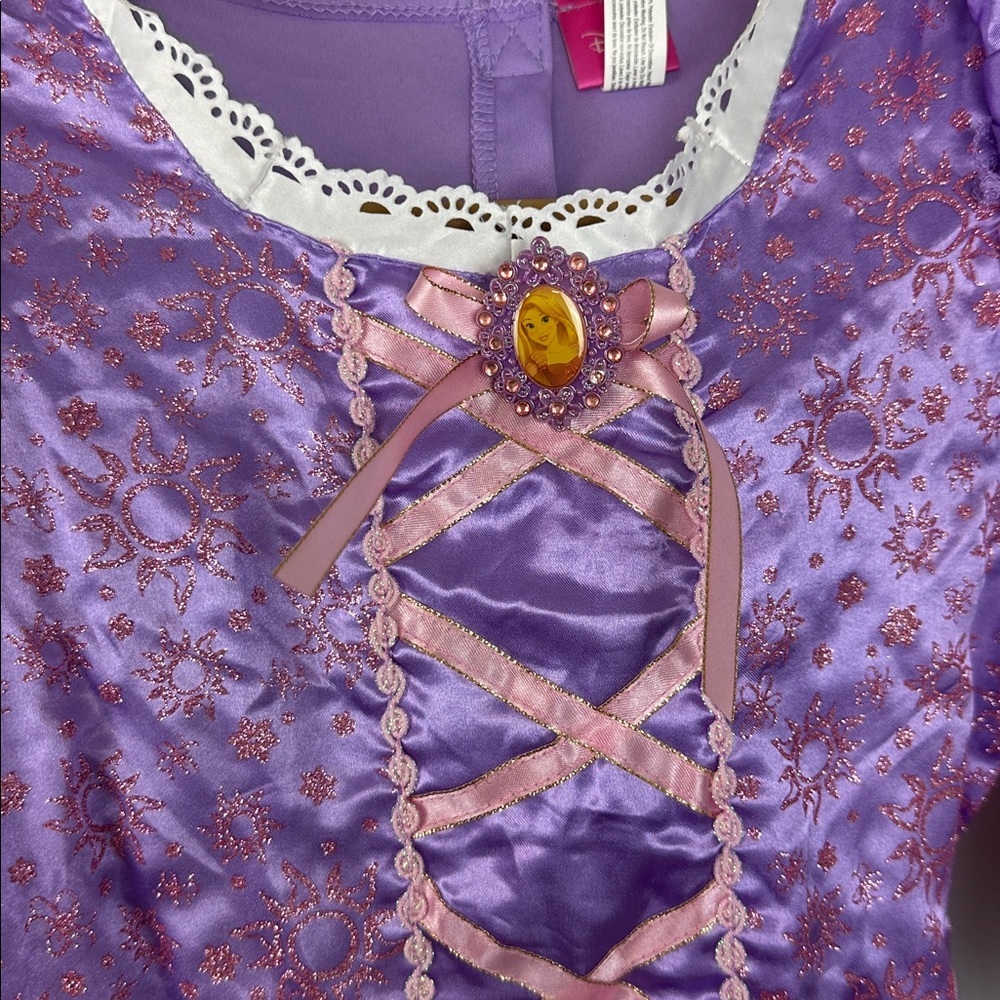 Disney Rapunzel Purple and Pink Sparkle Princess Dress Costume - Picture 7 of 12